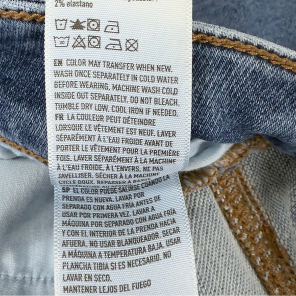 American Eagle High Rise Jeggings Size 4 Next Level Stretch Distressed - Picture 10 of 11